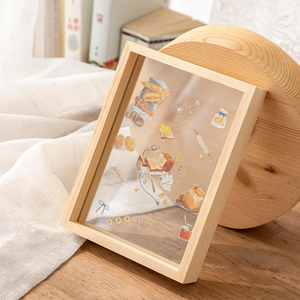 Wholesale Modern Eco-Friendly Durable Wooden <strong>Large</strong> Wall Mount Picture <strong>Frames</strong> Full Color <strong>Printing</strong> for Home Office Hotel - Product Image 5