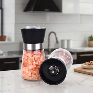 Vente en gros de flacons en plastique carrés de 100 ml, flacons vides pour sel et poivre avec outil d'assaisonnement aux épices - Product Image 3