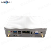 Eglobal Intel Celeron J1900 Quad Core Four Threads Max 2.41GHz support 6USB 2LAN 2COM VGA HD GPIO 2 * LED meilleur mini pc industriel