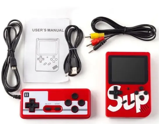 Classic game player 400 in 1 sup hand held tv game console retro mini portable handheld game box