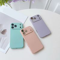 Coque de téléphone en TPU souple avec logo et couleurs personnalisés pour iPhone 17 16 15 Pro Max, incluant une protection d'appareil photo, autres modèles