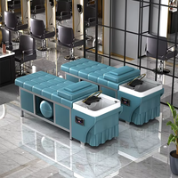 SENZHI nouveau lit de massage de lit de shampooing matériel PP avec machine de fumigation du système de circulation d'eau