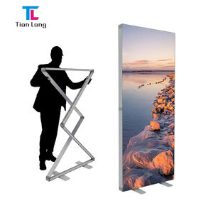 TianLang Shopping Mall Cajas de luz LED plegables de alto brillo Publicidad LED retroiluminada sin marco con marco de aluminio - Product Image 5