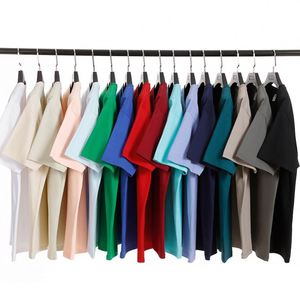T-shirt vierge en coton épais grande taille pour homme, idéal pour l'impression personnalisée – Vêtements de haute qualité en gros - Product Image 1