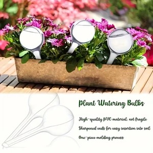 6pcs Automatic <b>Flower</b> Watering System Watering Globes PVC Automatic Small Plant Watering Balls Plant Watering System - Product Image 3
