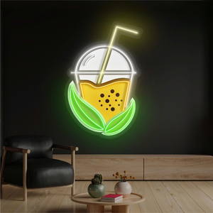 Enseigne au néon LED pour thé au lait Boba Décoration murale personnalisée Enseigne ouverte au néon pour magasin de thé au lait - Product Image 4
