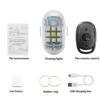 M3 Mini avertissement clignotant Signal lumineux 7 couleurs LED lumière stroboscopique universel lumineux sans fil Anti-Collision véhicule outil pièce de rechange