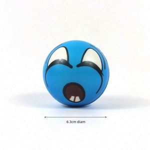 Oem 6.3 Cm Customized Logo Emoticons Stress Promotional Smile Face Pu Foam Soft Ball Toys - Product Image 5
