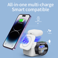 Chargeur de Smartphone Cool Consumer Tech Gadgets uniques Plate-forme de chargeur sans fil 2025 Produit le plus récent 3 en 1 Portable