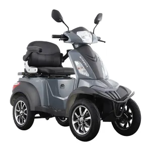 Powerful Disability Electrical Mobility Scooter with LED Headlight for Elderly 4 wheel four wheeler electric Scooter