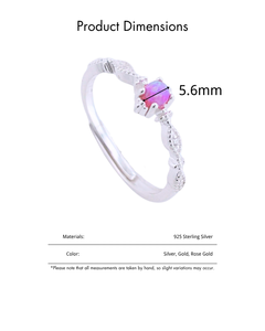 S925 pur argent <span class=keywords><strong>opale</strong></span> bague bijoux mode doigt bijoux lumière luxe classique <span class=keywords><strong>Noble</strong></span> réglable <span class=keywords><strong>opale</strong></span> anneau pour les femmes - Product Image 5