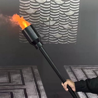 Accessoires de fête pour le feu de camp : Lampe à motif torche pour spectacle, Lampe à motif torche électronique pour événements sportifs et coucher de soleil, Simulation de feu