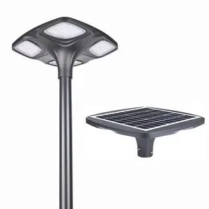 Pin Công Suất Cao Tuổi Thọ Dài IP65 Vườn Bài Đèn Cho Vườn Năng Lượng Mặt Trời Lightpost Đèn Cho Vườn Năng Lượng Mặt Trời Ánh Sáng