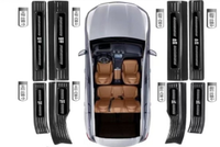 Protection de panneau intérieur de porte de voiture de luxe en ABS, anti-rayures, avec installation facile pour accessoires de SUV Jetour G700