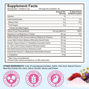 SOLOTREE 25 bâtonnets enfants soutien de l'humeur boisson suppléments saveur naturelle heureux magique safran lutin bâtons pour enfants - Product Image 4