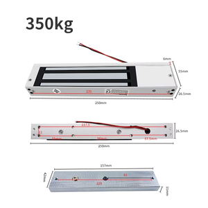 Serrure Électromagnétique 12V 350KG/800lbs, Verrou de Sécurité Électrique pour Porte, Système de Contrôle d'Accès EM Maglock - Product Image 6