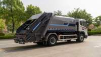 Camion poubelle à compression hybride HV5 10CBM, autonomie de 460 km