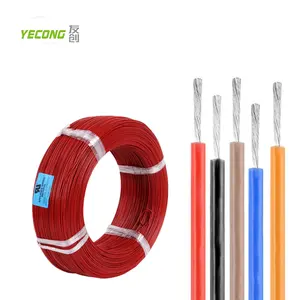 Stranded Electrical Wire Cable PTFE Electronic Wire 12awg 14awg 16awg 18awg 20awg 22awg 24awg 26awg 28awg 30awg