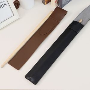 Estuche de Almacenamiento para Baquetas de Cuero PU RTS con Cuerda para Colgar, Bolsa Duradera para Accesorios de Batería, Soporte para Baquetas, Regalo Ideal para Bateristas - Product Image 3