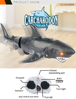 Animal de mer en plastique 2.4g télécommande natation Simulation Robot poisson jouet Mini Animal Rc Simulation requin pour enfants en gros