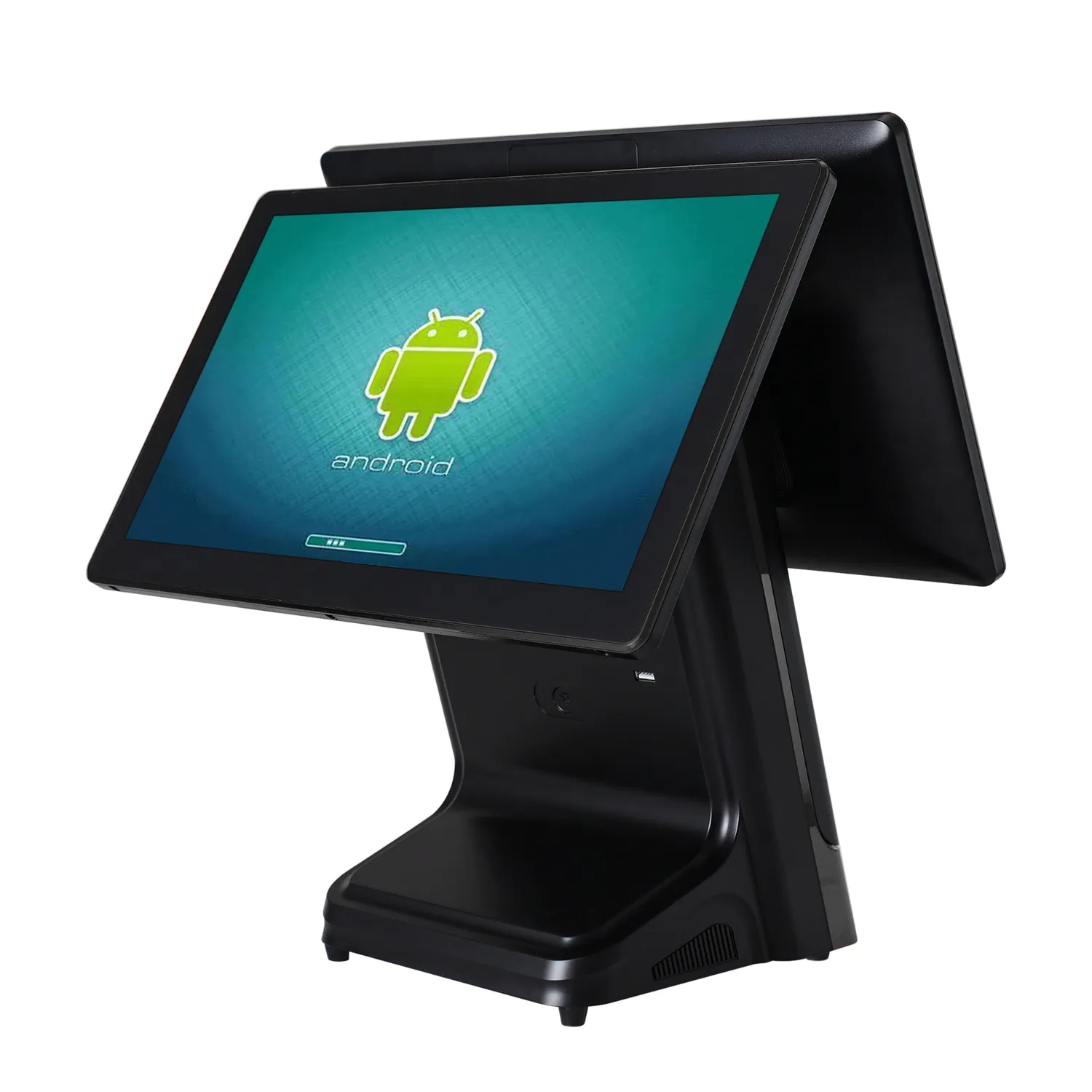 ระบบ Android ขนาด 15.6 นิ้ว POS ทั้งหมดในที่เดียวระบบ POS Android ตู้หน้าจอสัมผัสลงทะเบียนเงินสด