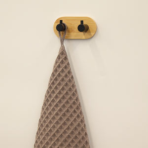 מעיל וו במבוק טבעי גימור וו מפתח קיר עבור עיצוב הבית ווים דלת - Product Image 5