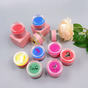 OEM ODM Lippenpflege-Kit Make-up 2-In-1 veganes Fruchtbefeuchtetes Peeling-Peeling-Schlafmaske Zucker-Lippenpeeling und -Balsam-Set