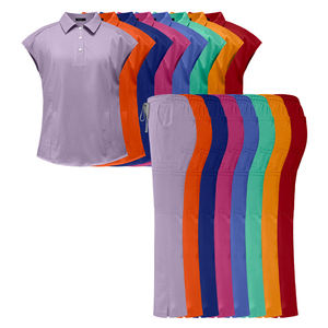 แฟชั่นสไตล์แขนสั้นนักเรียนแพทย์ใช้ผ้ายืดโพลีเอสเตอร์ 72% เรยอน 22% สแปนเด็กซ์ 6% ชุดเครื่องแบบขัดพยาบาล - Product Image 6