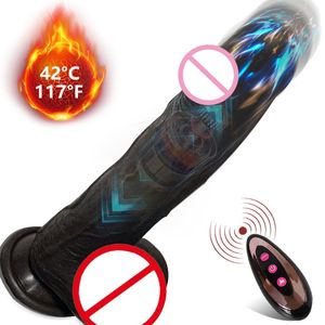 Vibratore Realistico con Funzione di Spinta, Giocattolo Sessuale con 10 Modalità di Spinta e 10 di Vibrazione, Pene Telescopico Riscaldante per Donne - Product Image 6