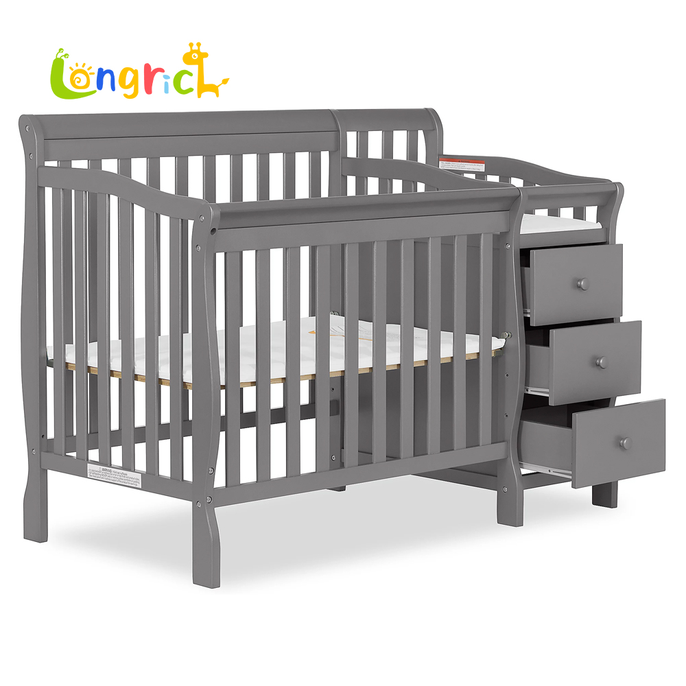 Mini Convertible In Crib With Changing Table Dream On Me Jayden