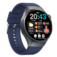 Wettbewerbsfähiger Preis EKG Herzgesundheits-Bewertung Frauengesundheit Temperaturüberwachung SOS 4G-Netzwerk Armband GE400 Smartwatch