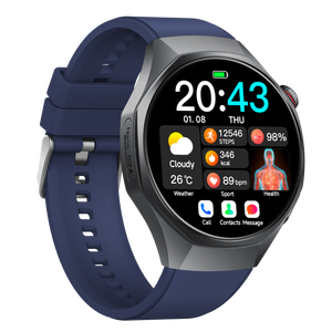 Reloj Inteligente GE400 con Monitor <span class=keywords><strong>de</strong></span> Temperatura, ECG, Evaluación <span class=keywords><strong>de</strong></span> Salud Cardíaca, Salud Femenina, Red 4G y SOS, <span class=keywords><strong>Precio</strong></span> Competitivo - Product Image 1