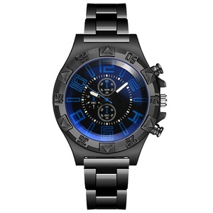 Y436 Nuove Idee Prodotto 2026 Orologio da Uomo di Lusso con Calendario Stile Retrò Nero Rotondo Luminoso al Quarzo - Product Image 5