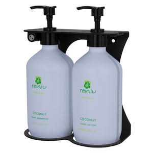 2025 haut de gamme 304 en acier inoxydable Double tête shampooing nettoyant <span class=keywords><strong>pour</strong></span> le corps et distributeur de savon <span class=keywords><strong>pour</strong></span> les salles de bains d'hôtel prix de gros - Product Image 3