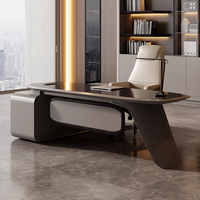 Mobilier de bureau pour chef de bureau Table de bureau exécutive pour chef d'entreprise Table de bureau de luxe pour chef d'entreprise