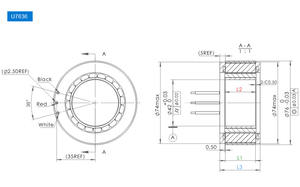 Moteur robotique médical chirurgical à entraînement direct, sans cadre, à couple élevé, avec capteur à effet Hall, directement de l'usine - Product Image 6