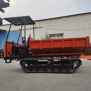 Mini-dumper automoteur sur chenilles, 25 CV, moteur diesel, pompe hydraulique, portatif, à chargement automatique, à bas prix - Product Image 2