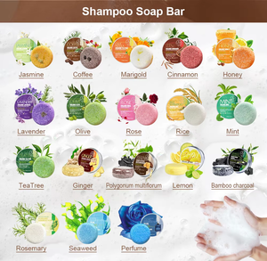 Savon-shampooing 2-en-1 au gingembre Polygonum Multiflorum, biologique, végétalien, antipelliculaire, lissant, nourrissant, sans sulfate, hydratant - Product Image 6
