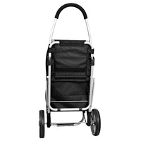 Chariot à provisions pliable léger de grande taille avec siège pliable pour la famille des personnes âgées épicerie quotidienne légumes nourriture