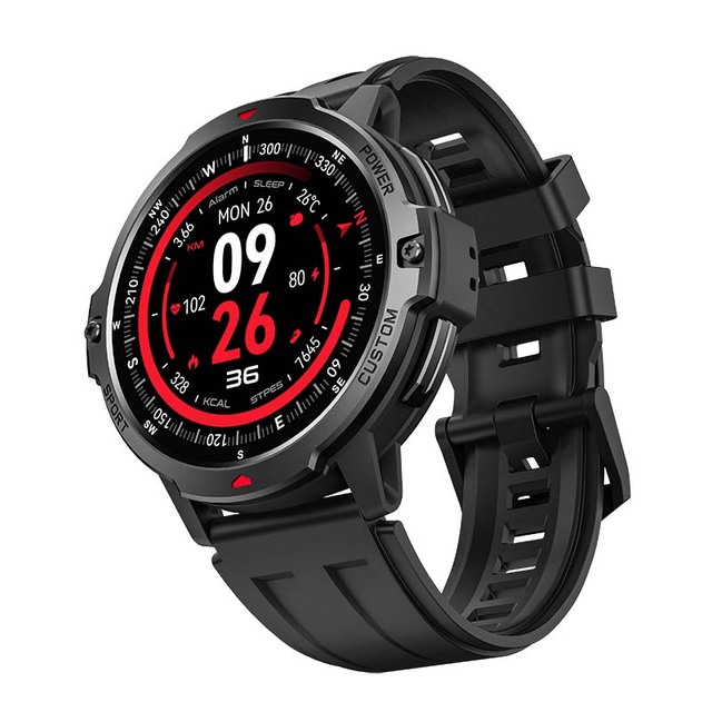 C31 X3 Smart Watch inch AMOLED Large Screen 100 Days Super Standby Altitude Pressure 1ATM Depth Waterproof Men's Smartwatch