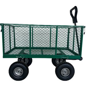 Chariot de jardin extérieur en treillis d'acier personnalisable OEM chariot à main à quatre roues pour outils de jardinage - Product Image 1