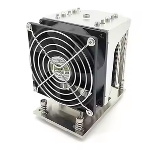 Ventilador PWM de 4 pines con refrigeración por aire para procesador de servidor/estación de trabajo SP5 4U, disipador de calor activo con tubo de calor para CPU, ¡Gran oferta! - Product Image 1