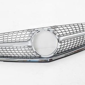 Mercedes-Benz C63 Front <b>Grille</b> ABS Plastic Starry <b>Mesh</b> Bumper Upgrade Part - Product Image 2