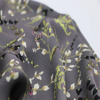 Tissu en polyester 100 % recyclé respirant imprimé numériquement, léger, en mousseline de soie froissée, pour doublure de vêtements pour filles - Grande Vente
