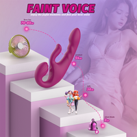 Vibrateur double S-Hande télécommandé 5 modes, stimulation clitoridienne et vaginale, jouet sexuel lesbien