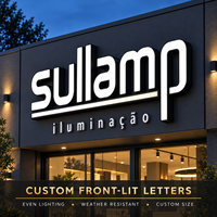 Lettres lumineuses personnalisées, enseigne en lettres en relief éclairées par l'avant, logo d'entreprise 3D LED pour devanture de magasin, restaurant, salon, boutique