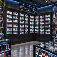 Meuble de présentation pour magasin de tabac, vitrine à poussoirs, étagères à cigarettes, présentoir à tabac, direct usine