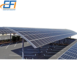 Système de structure de stationnement solaire pour carport Schletter, compatible avec les panneaux solaires et les auvents solaires - Product Image 1
