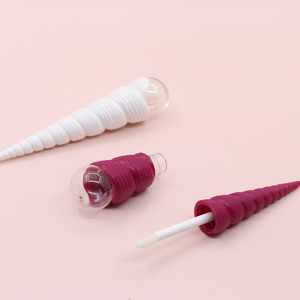 Récipient pour gloss à lèvres en forme de conque, Unique, petit et joli récipient vide pour brillant à lèvres, étiquette personnalisée - Product Image 4