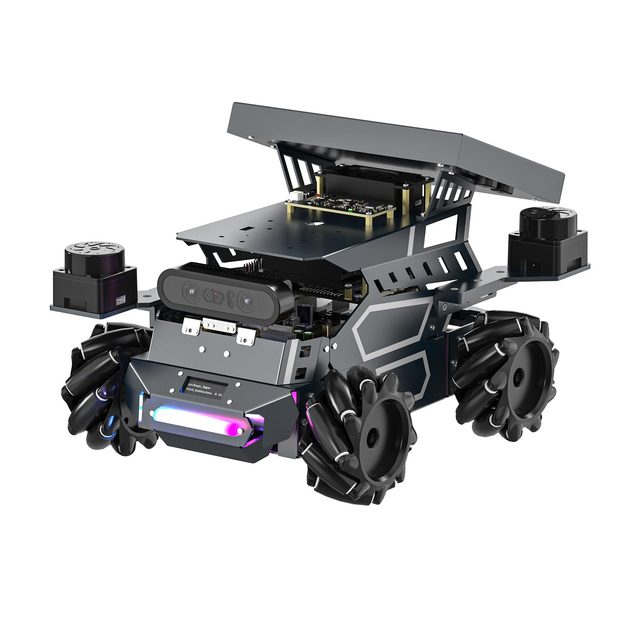 ROSMASTER M3 Dual LiDAR Fusion Perception Enhancement AI Large Model ROS2 Robot 3D Depth Camera for Orin NANO Orin NX SUPER